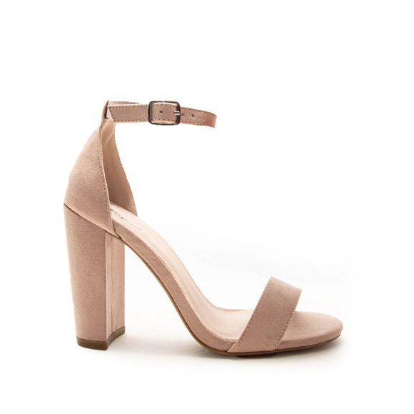 Blush Block Heel Sandal - Picture 2 of 4